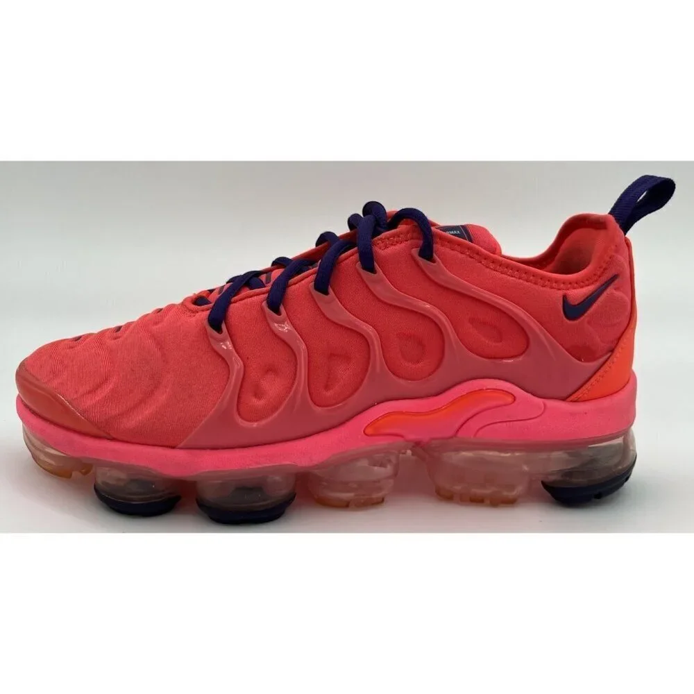 Nike Air Vapor Max Plus Bright Crimson Pink CU4907-600 Women Size 7.5 Shoes